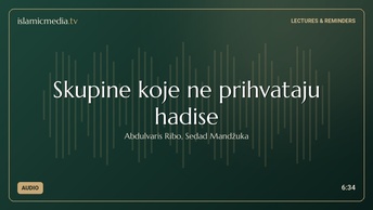 Skupine koje ne prihvataju hadise