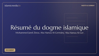 Résumé du dogme islamique