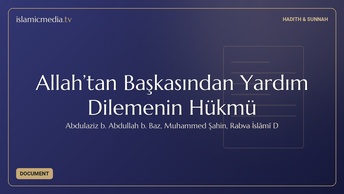 Allah’tan Başkasından Yardım Dilemenin Hükmü