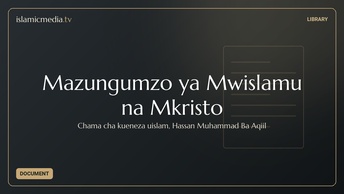 Mazungumzo ya Mwislamu na Mkristo