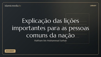 Explicação das lições importantes para as pessoas comuns da nação