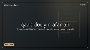 qaacidooyin afar ah