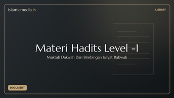Materi Hadits Level -1