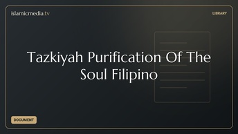 Tazkiyah Purification Of The Soul Filipino