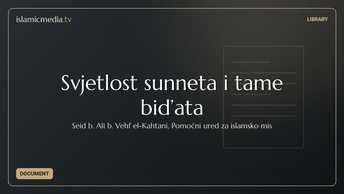 Svjetlost sunneta i tame bid’ata