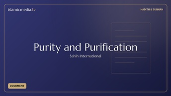 Purity and Purification