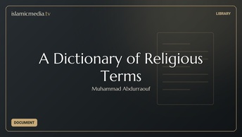 A Dictionary of Religious Terms