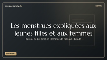 Les menstrues expliquées aux jeunes filles et aux femmes