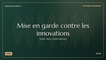 Mise en garde contre les innovations