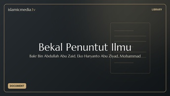 Bekal Penuntut Ilmu