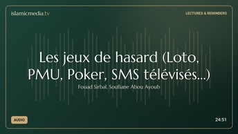 Les jeux de hasard (Loto, PMU, Poker, SMS télévisés...)