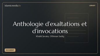 Anthologie d’exaltations et d’invocations