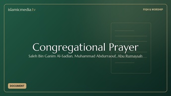 Congregational Prayer