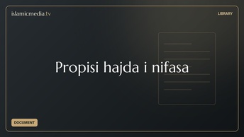 Propisi hajda i nifasa