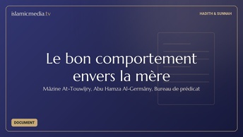 Le bon comportement envers la mère