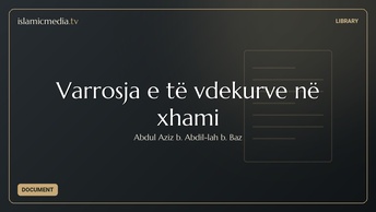 Varrosja e të vdekurve në xhami