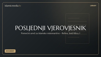 POSLJEDNJI VJEROVJESNIK