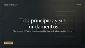 Tres principios y sus fundamentos