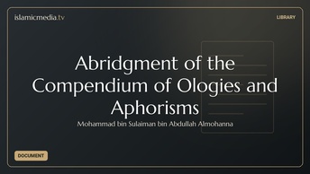 Abridgment of the Compendium of Ologies and Aphorisms
