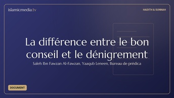 La différence entre le bon conseil et le dénigrement