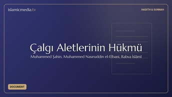 Çalgı Aletlerinin Hükmü