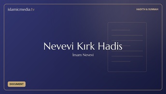 Nevevi Kırk Hadis