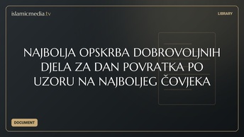 NAJBOLJA OPSKRBA DOBROVOLJNIH DJELA ZA DAN POVRATKA PO UZORU NA NAJBOLJEG ČOVJEKA