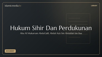 Hukum Sihir Dan Perdukunan