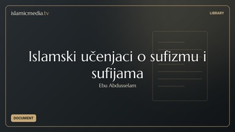 Islamski učenjaci o sufizmu i sufijama