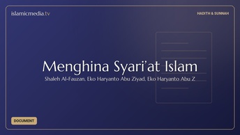 Menghina Syari’at Islam