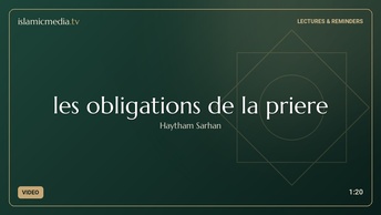 les obligations de la priere