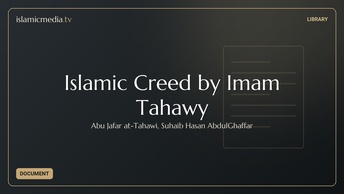 Islamic Creed by Imam Tahawy