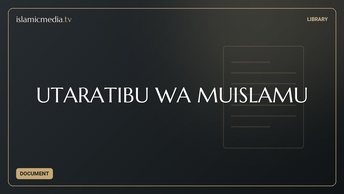 UTARATIBU WA MUISLAMU