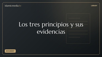 Los tres principios y sus evidencias