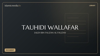 TAUHIDI WALLAFAR