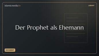Der Prophet als Ehemann