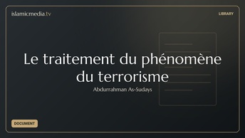 Le traitement du phénomène du terrorisme