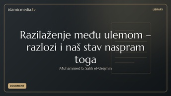 Razilaženje među ulemom – razlozi i naš stav naspram toga