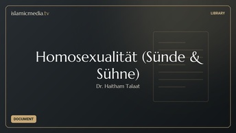 Homosexualität (Sünde & Sühne)