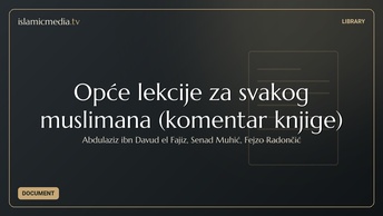 Opće lekcije za svakog muslimana (komentar knjige)