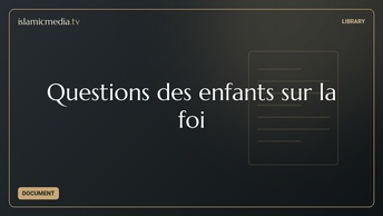 Questions des enfants sur la foi
