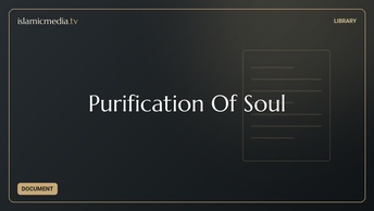 Purification Of Soul