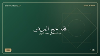 فقه حج المريض