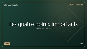Les quatre points importants