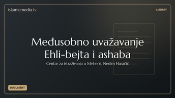 Međusobno uvažavanje Ehli-bejta i ashaba