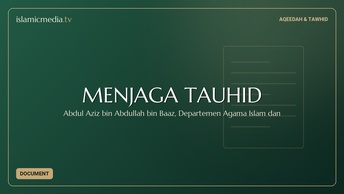 MENJAGA TAUHID