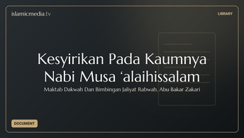 Kesyirikan Pada Kaumnya Nabi Musa ‘alaihissalam