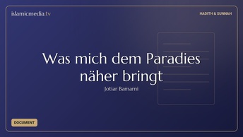 Was mich dem Paradies näher bringt