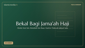 Bekal Bagi Jama'ah Haji