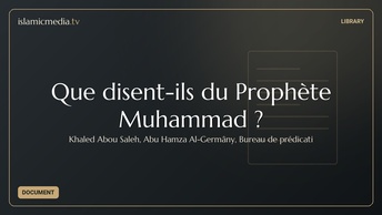 Que disent-ils du Prophète Muhammad ?